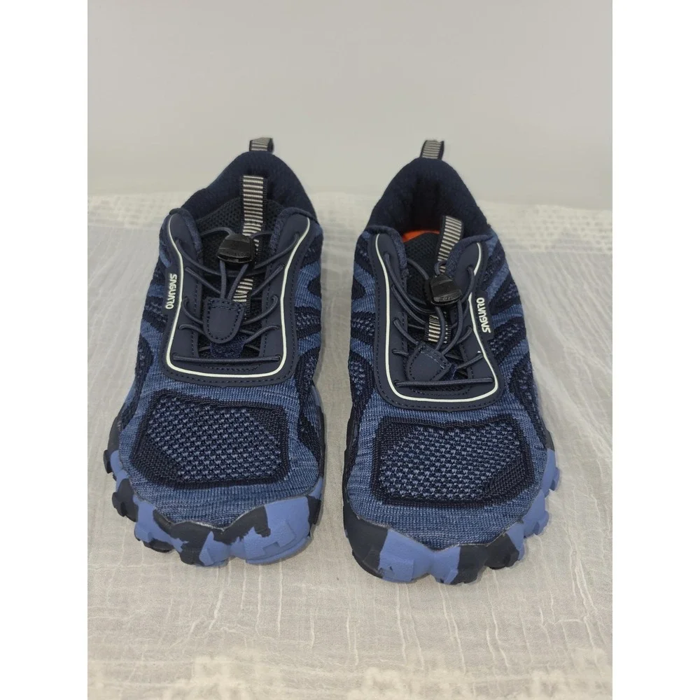 Saguaro Active II Pro Barefoot Navy Blue Minimalist Trail Runner Wide Toe Sz 41
